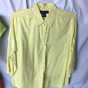 Yellow cotton blouse